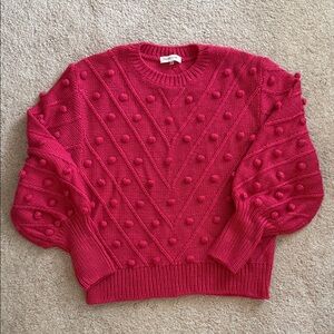 Sugar + lips- Vibrant Pom-Pom Sweater